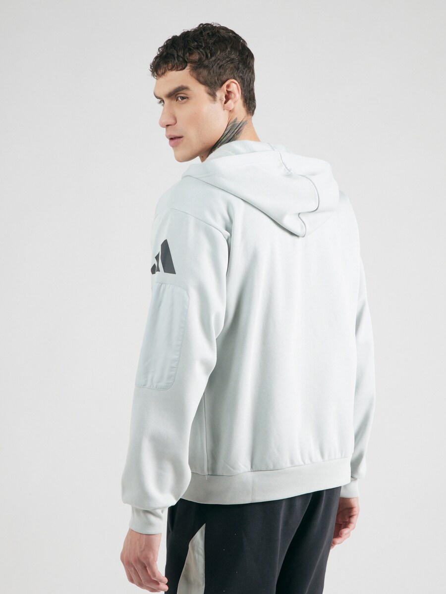 Спортивная толстовка с капюшоном на молнии ADIDAS SPORTSWEAR, мятный — фото 3