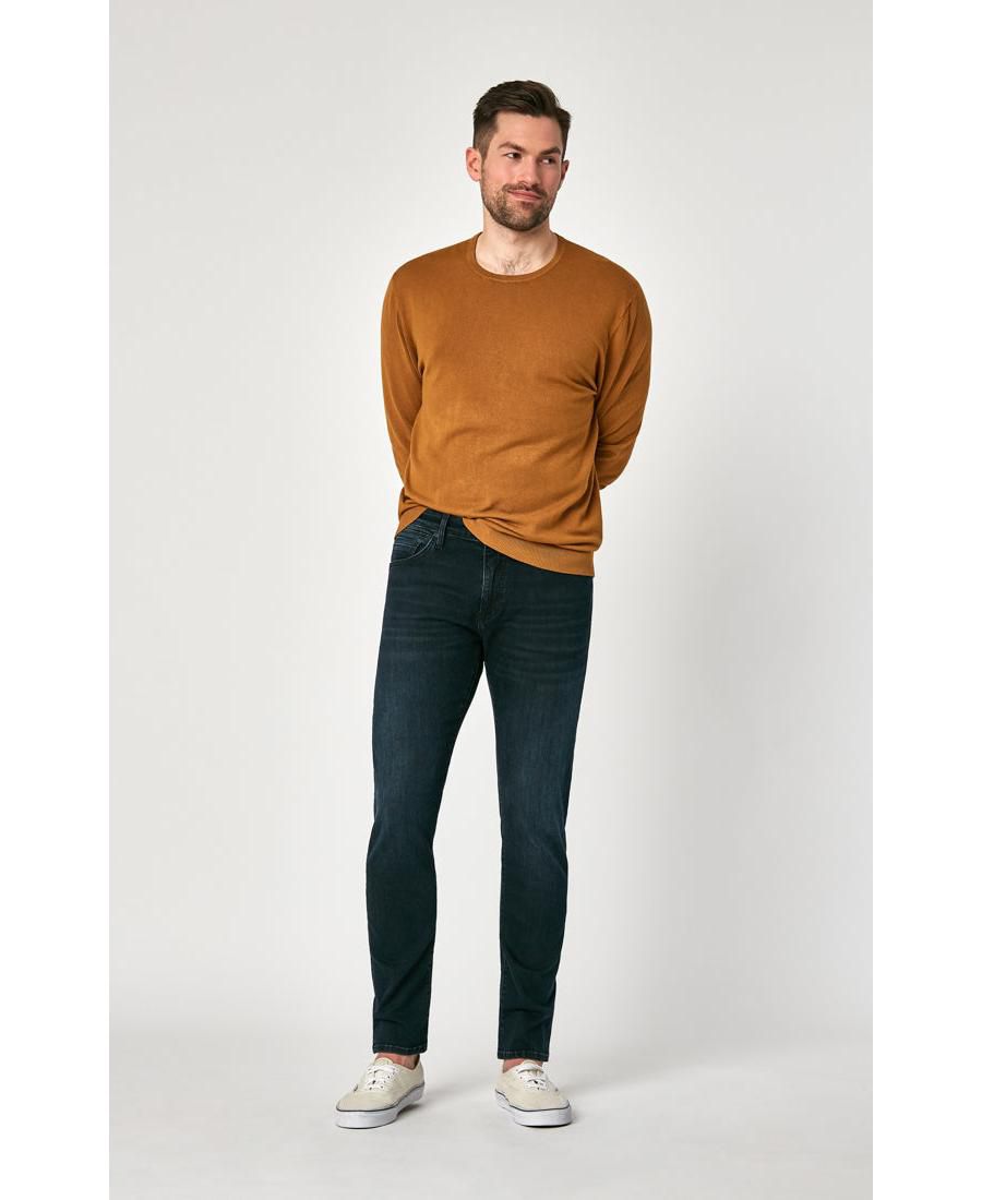 

Мужские брюки Mavi Jake Slim Leg, цвет темно-сине-черный, Williamsburg Mavi Jeans, Deep blue black