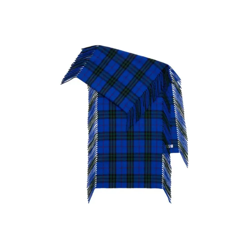 

Burberry Шарф из кашемира в клетку, Blue