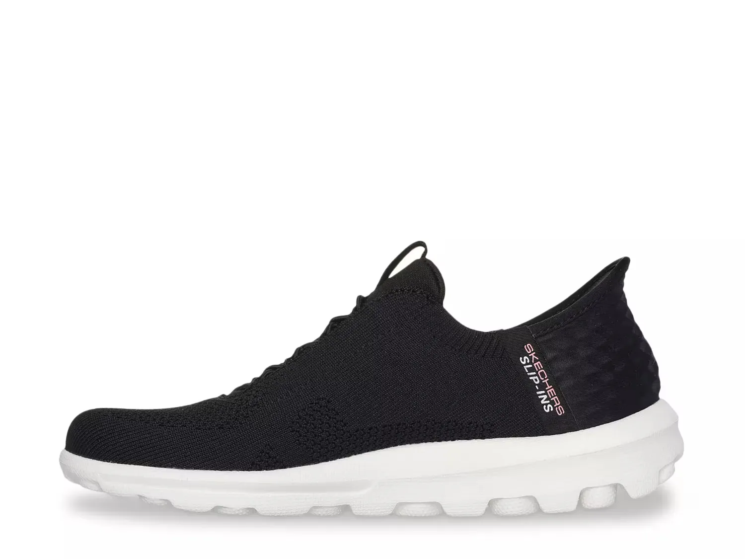 Hands Free Slip-ins GO WALK Travel Milan Слипоны Sneaker - женские Skechers, Black/Pink — фото 2