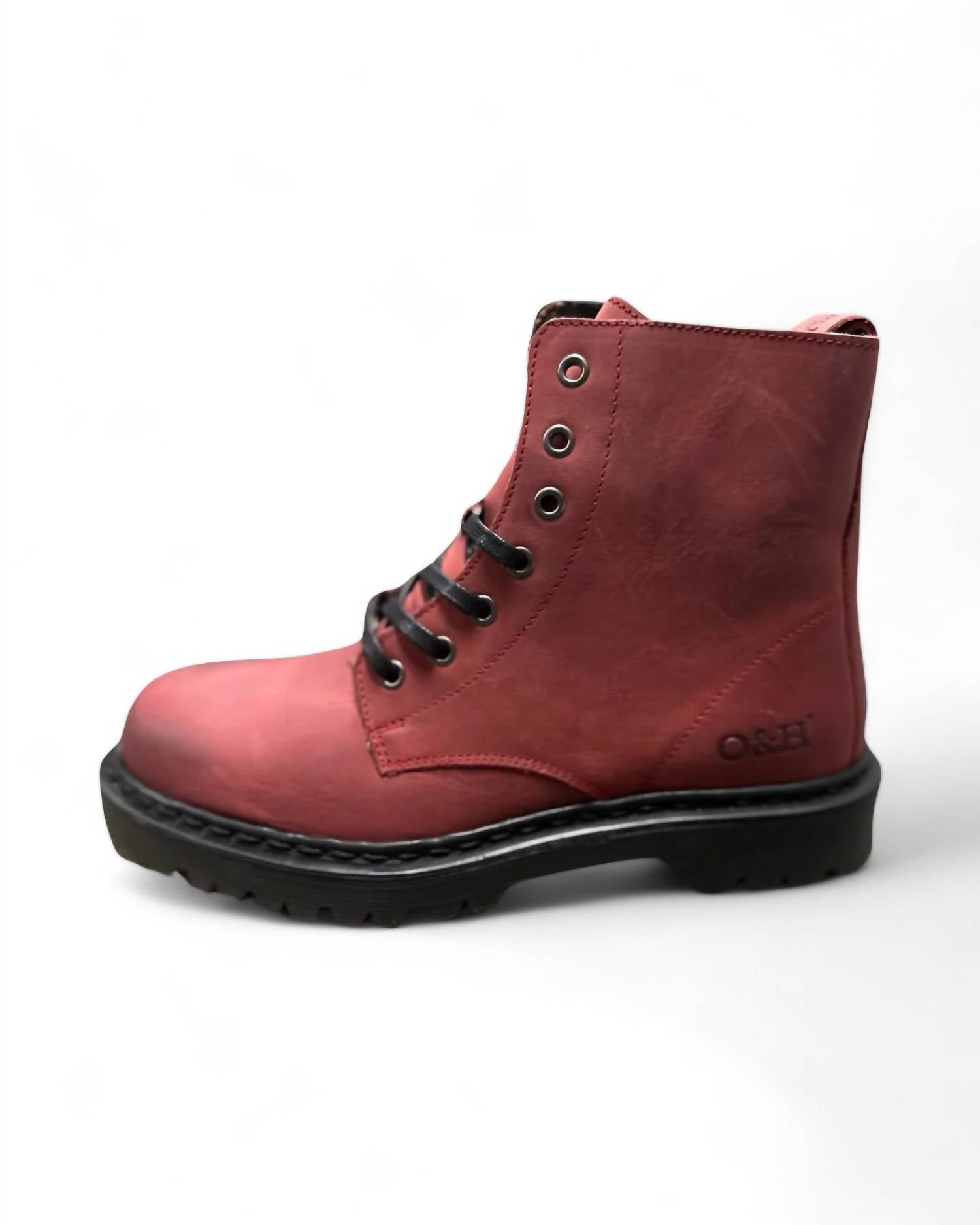 Женские ботинки Brixton в рубиновом цвете Oak & Hyde, цвет ruby