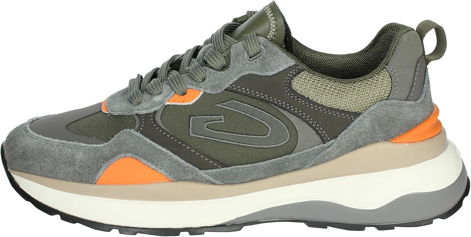 Alberto Guardiani Кроссовки Alberto AGM318500 Virgin 3185 Low M Suede Men's Lace-Up Trainers Grey/Nyll.Mult.Gr/Nubuck