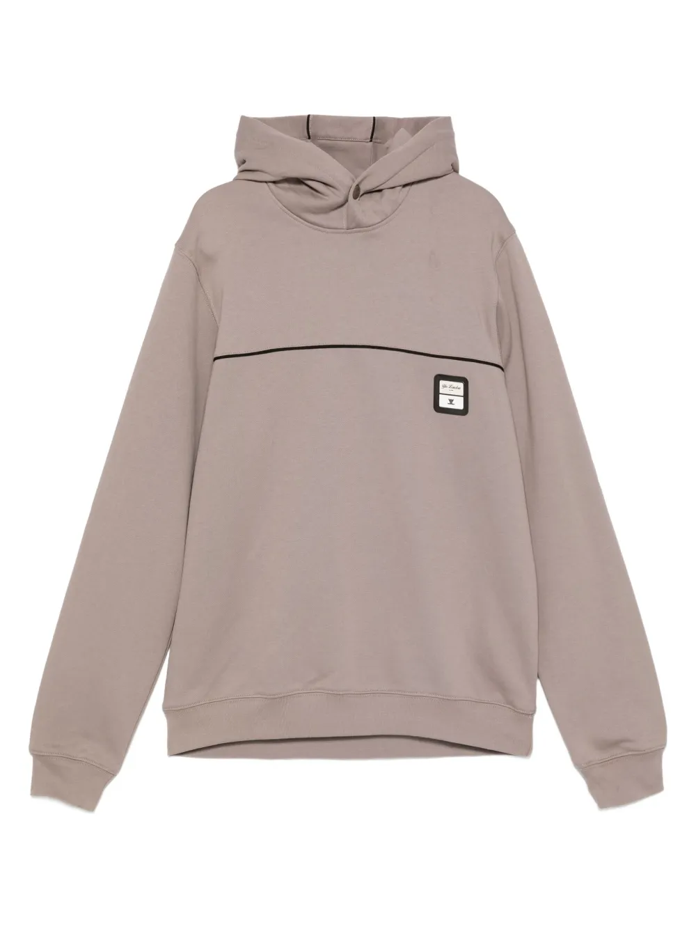 

Худи с нашивкой-логотипом Yes London, коричневый