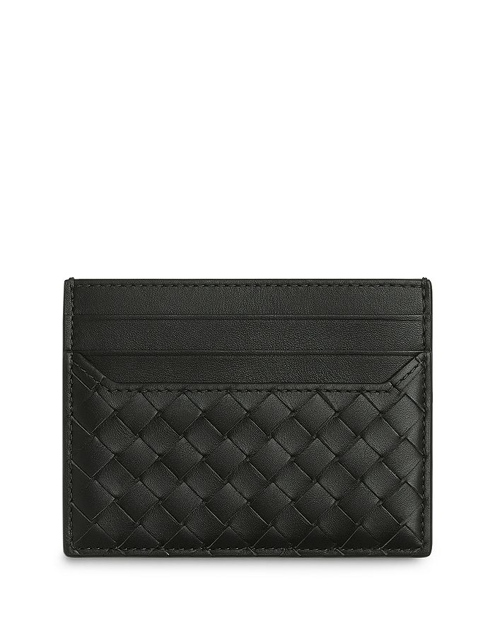 

Кожаный картхолдер Bottega Veneta, зеленый