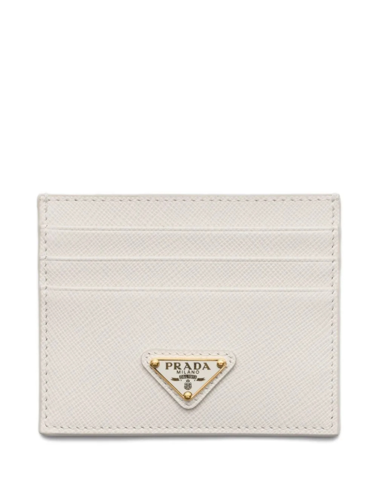 

Prada картхолдер из сафьяновой кожи, белый