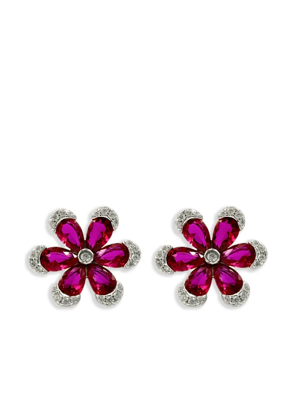 

Серьги с рубинами Juwelina Paris, красный