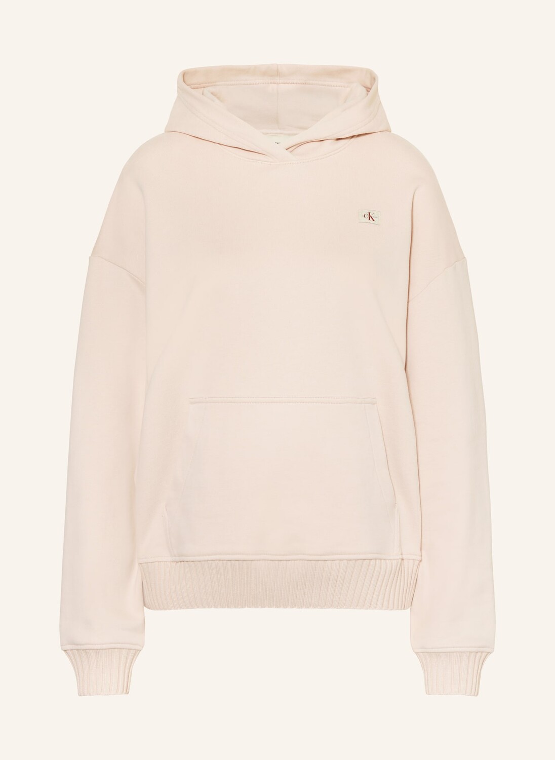 

Толстовка с капюшоном Calvin Klein Jeans, розовый