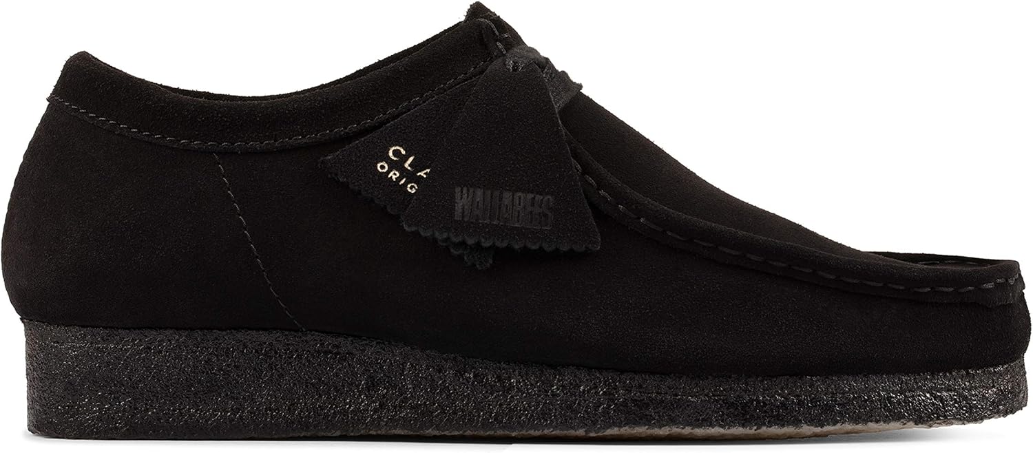 Мужские кроссовки Wallabee от Clarks, черный — фото 2