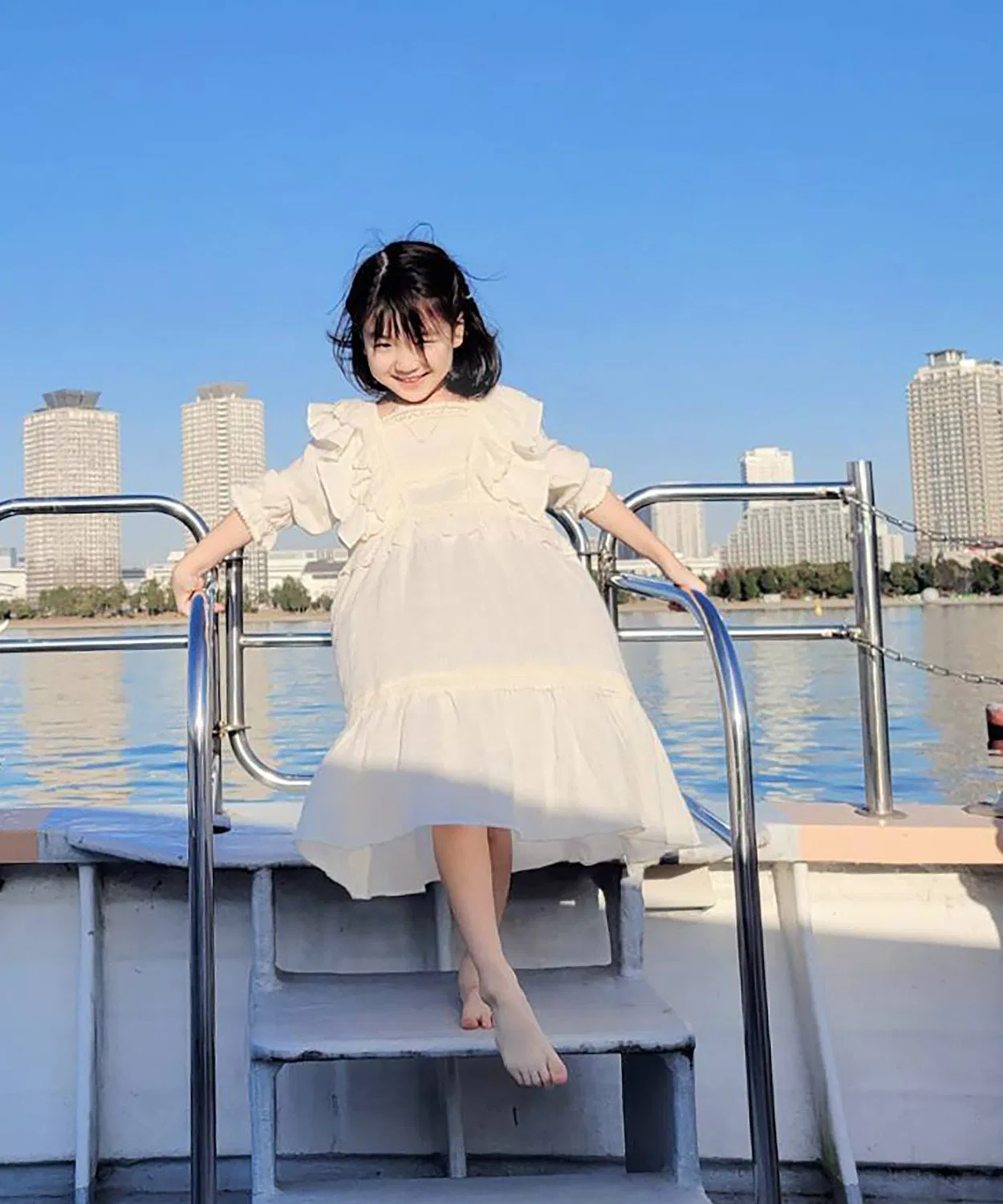 Пижама-платье детское Rora Эден из хлопка 100% цвет натуральный — фото 2