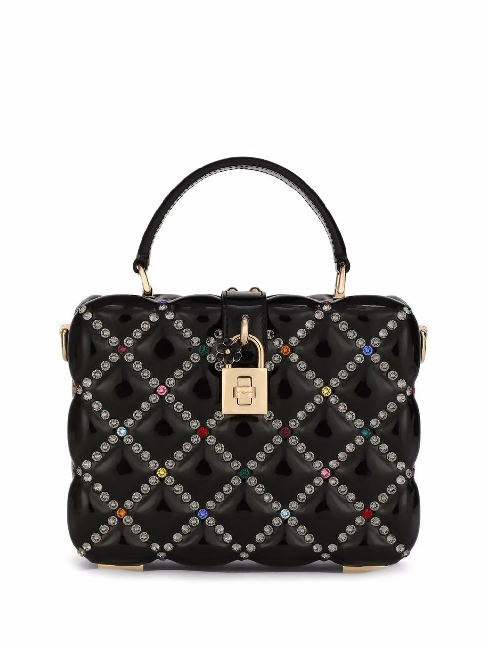 

Сумка Dolce Box со стразами DOLCE & GABBANA, черный