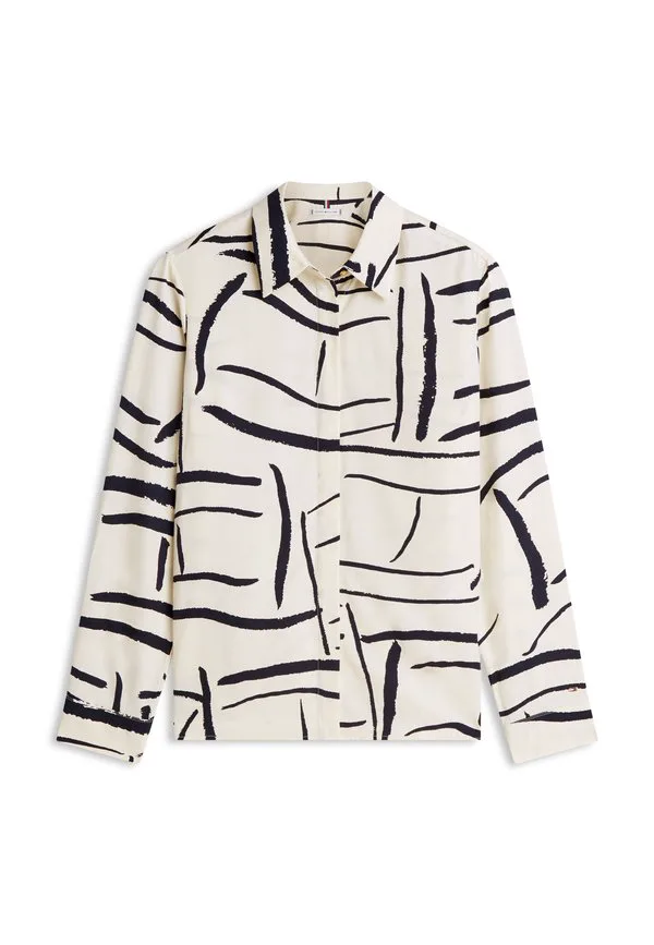 Рубашка на пуговицах золотистого цвета, прямого кроя. Tommy Hilfiger, Calico — фото 4