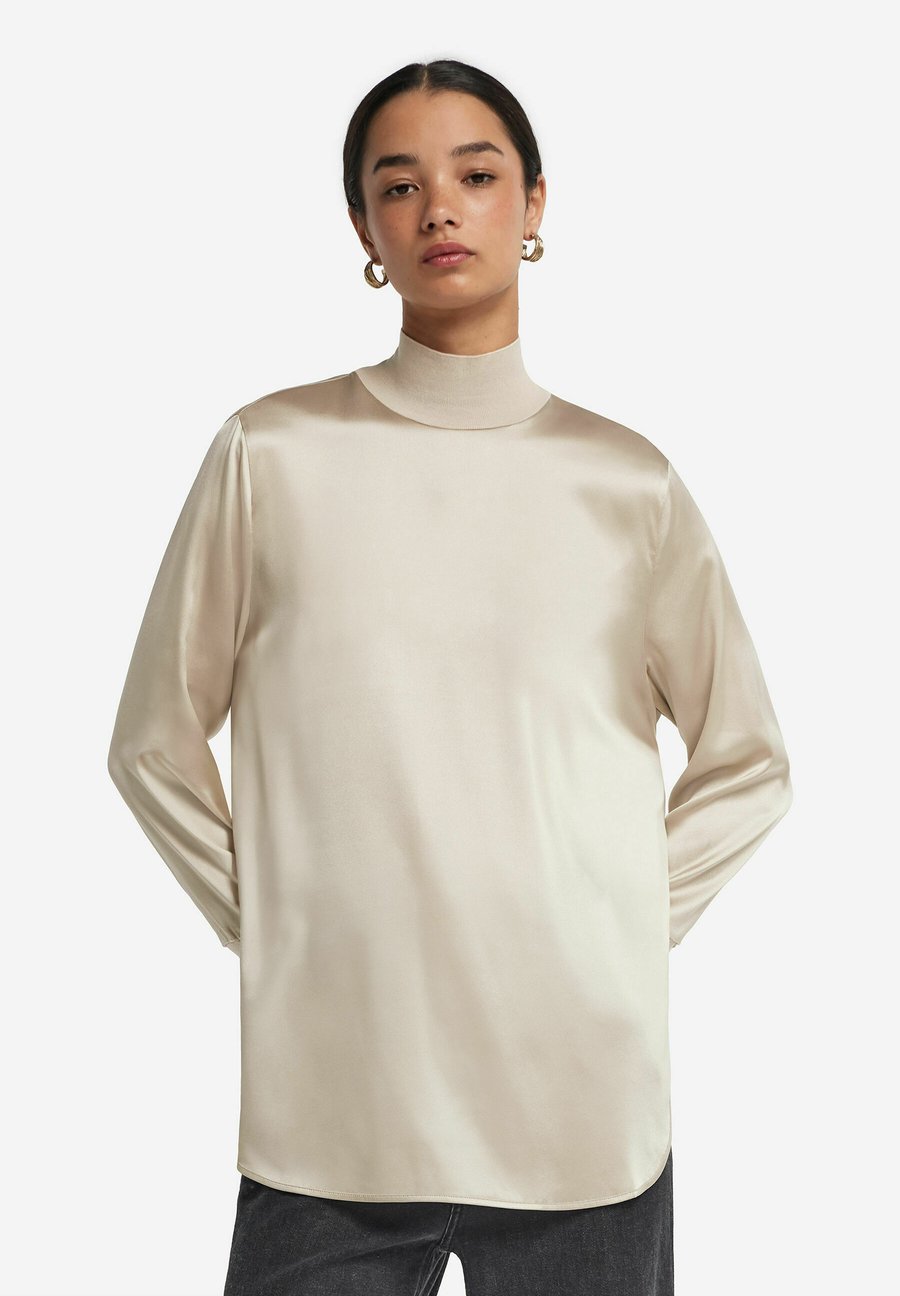 

Блуза Falconeri Blouse, Natürlich/Light Mother Of Pearl Grey/Mottled Beige