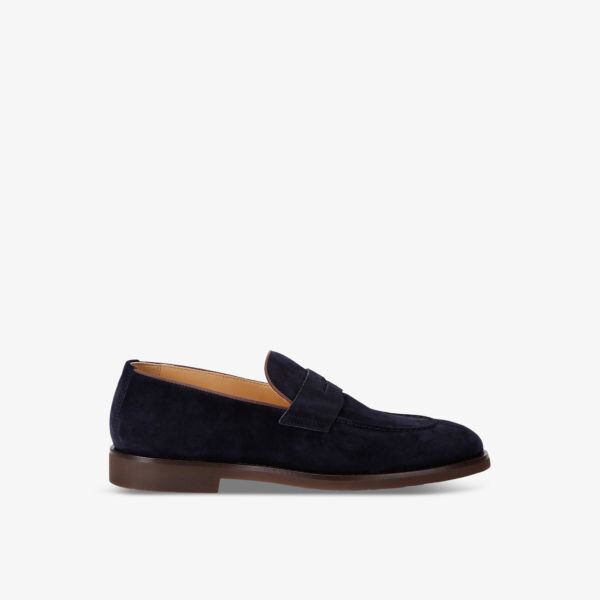 

Замшевые мокасины Flex Penny Brunello Cucinelli, синий