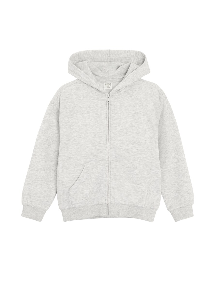 

Толстовка с капюшоном на молнии Cool Club, светло-серый