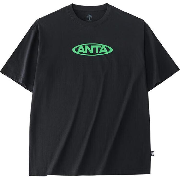 

Футболка унисекс черная Anta, черный
