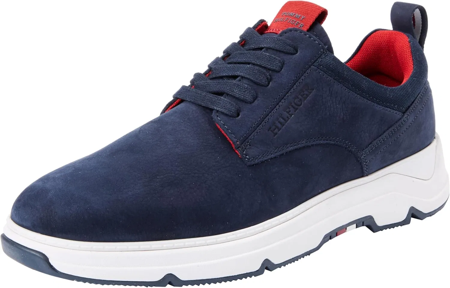 Мужские кожаные туфли Tommy Hilfiger Driver Shoe Mix Hybrid Leather Shoe, Desert Sky