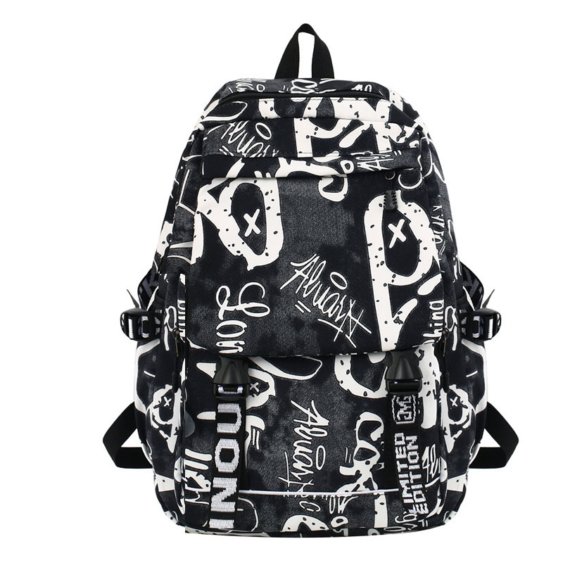 

Нейлоновый студенческий рюкзак унисекс многоцветный LEXI, Queen's Bag Blue