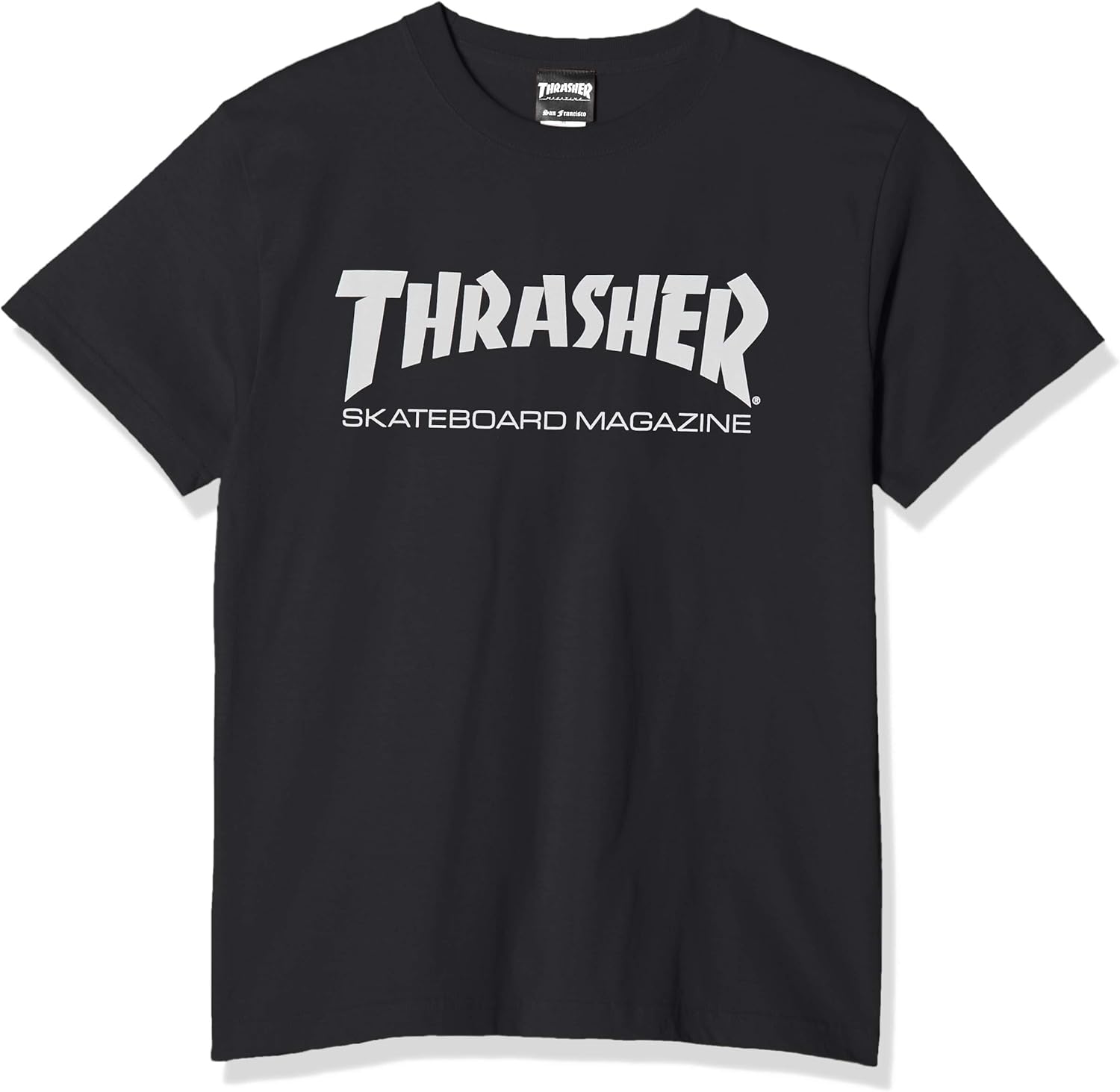 

Мужская футболка THRASHER (Thrasher) с коротким рукавом и принтом (TH8101 / MAG LOGO) (TH8101 / MAG LOGO), черно-белый