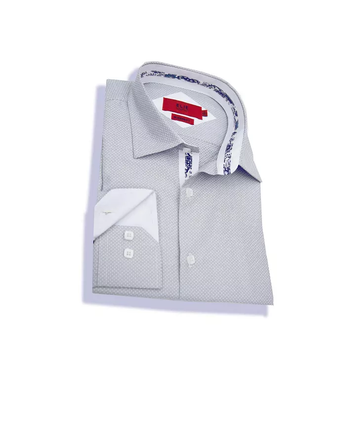 

Серая рубашка на пуговицах для мальчиков, Slim Fit Elie Balleh, серый