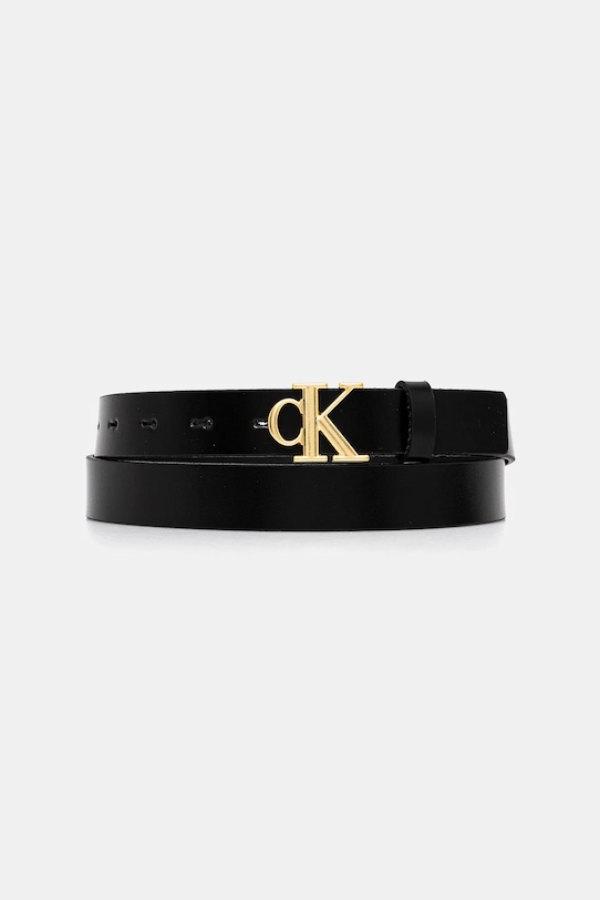 

Кожаный ремень Calvin Klein, черный