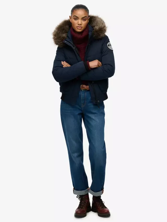 Куртка-бомбер Everest Ella, цвет Затмение (темно-синий) Superdry — фото 3
