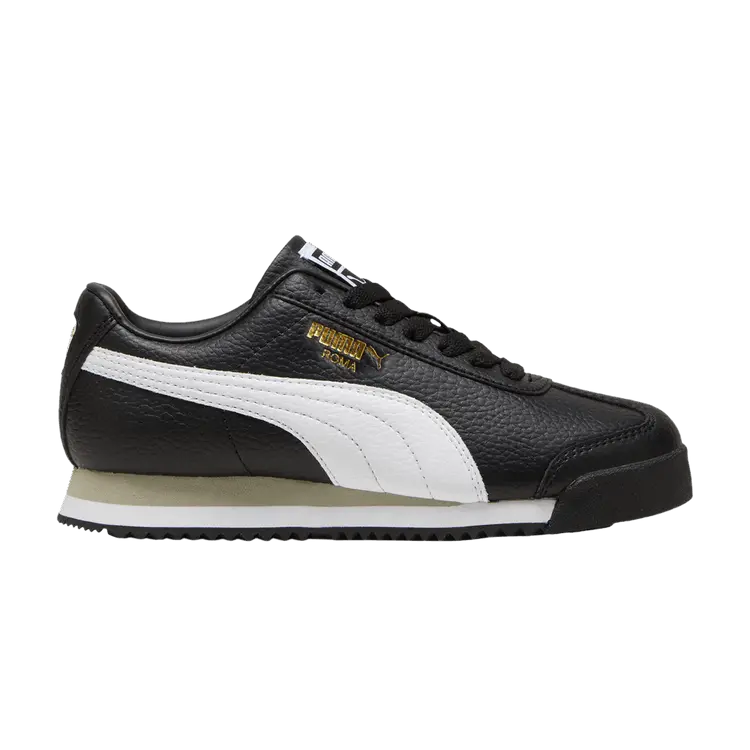 

Кроссовки Puma Roma 24 Standard Big Kid 'Black White', черный