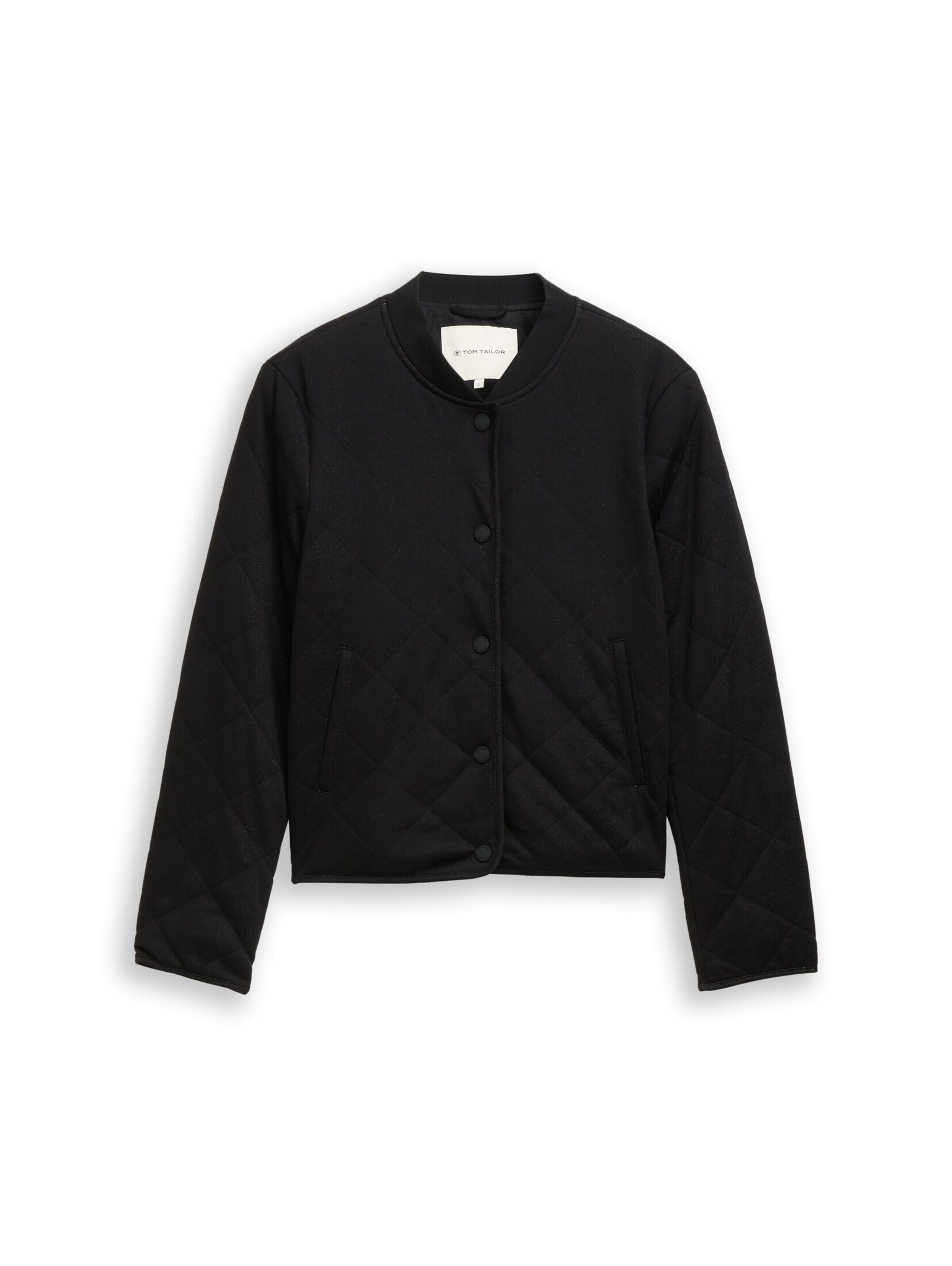 

TOM TAILOR Куртка для межсезонья в черном цвете