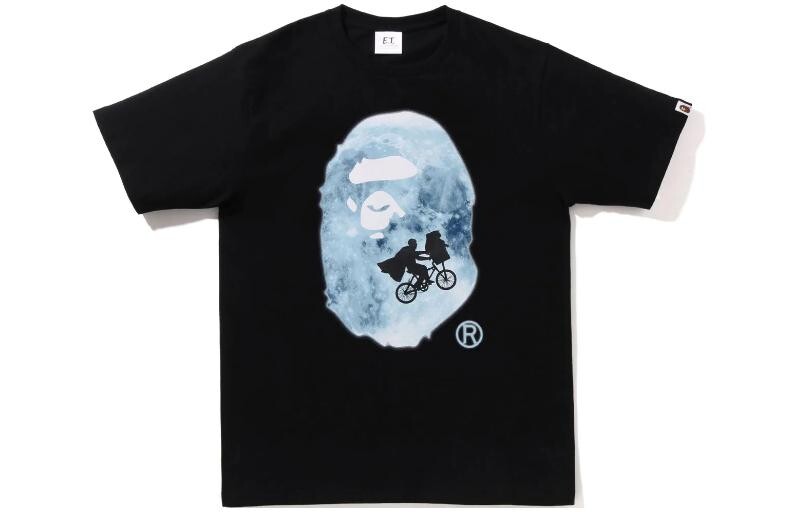 

Футболка Bape X ET мужская A Bathing Ape, черный