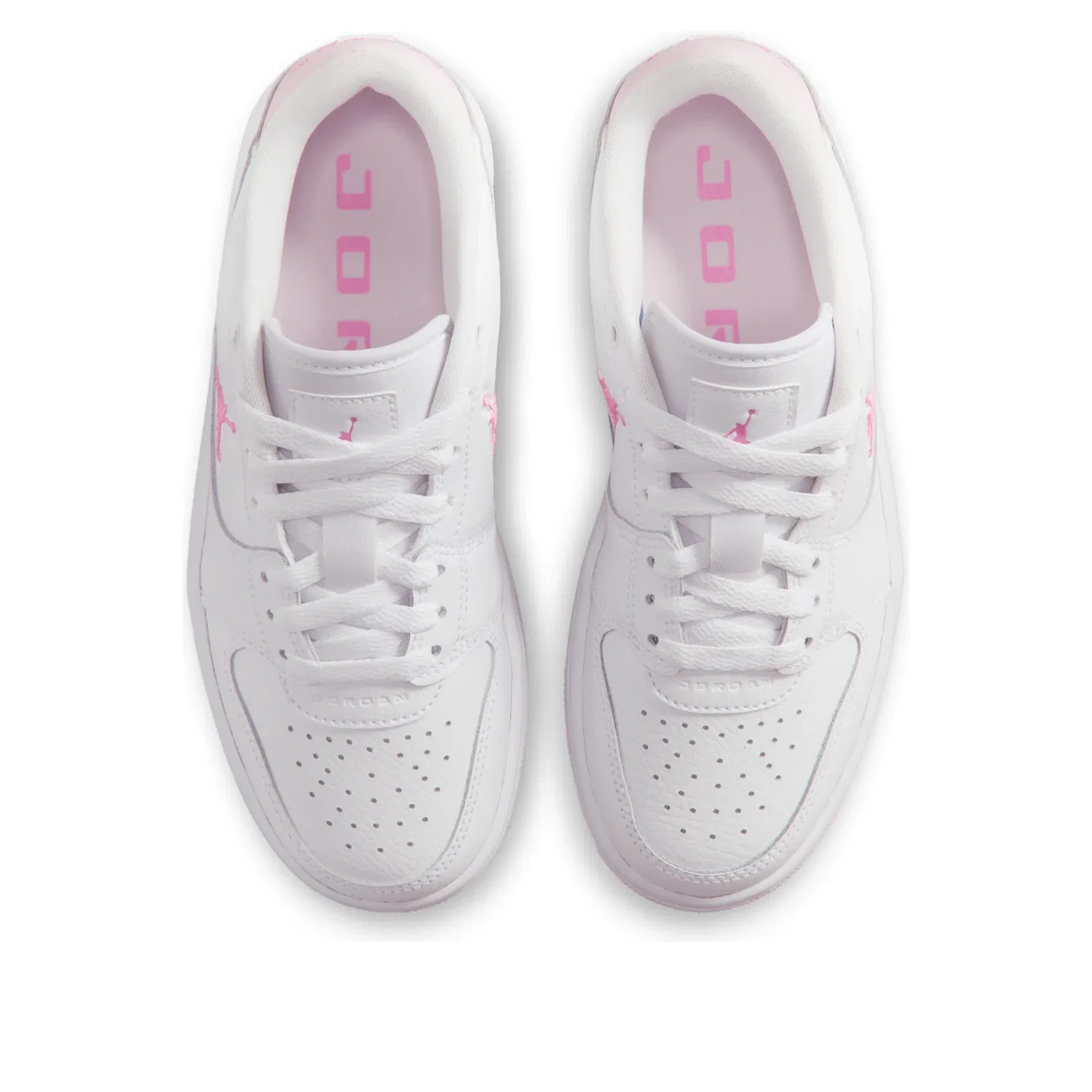 Кроссовки Air Jordan Court Connect Low 'White Pink Foam' IQ6016-101, белый — фото 3