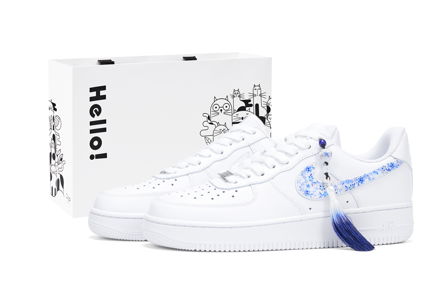 

Nike Кроссовки Air Force 1 для скейтбординга унисекс белые, цвет White