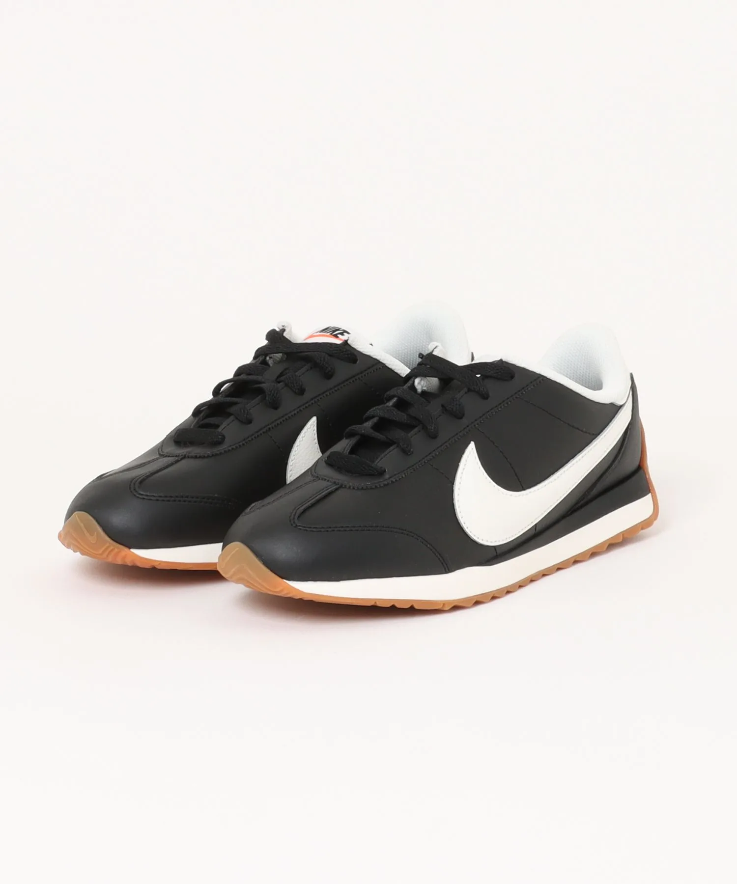 Мужские кроссовки из натуральной кожи Nike Pacific Leather черно-белые