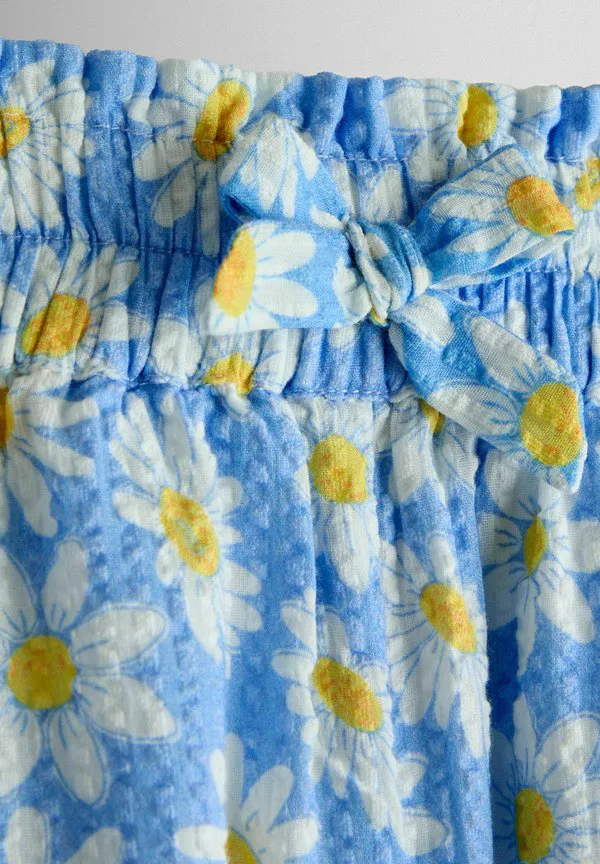 Брюки стандартного кроя с квадратным вырезом Jojo Maman Bébé, Blue Gingham Strawberry — фото 2