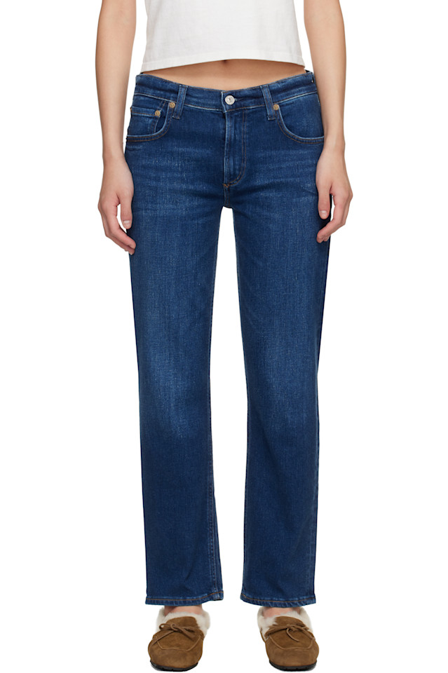 

Citizens Of Humanity Синие джинсы прямого кроя Anissa