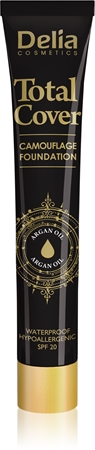 

Водостойкая Основа spf 20 Delia Cosmetics Total Cover, 56 Tan 25 g