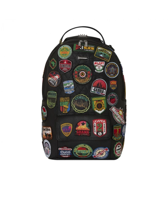 

Рюкзак африканской разведки Sprayground, черный
