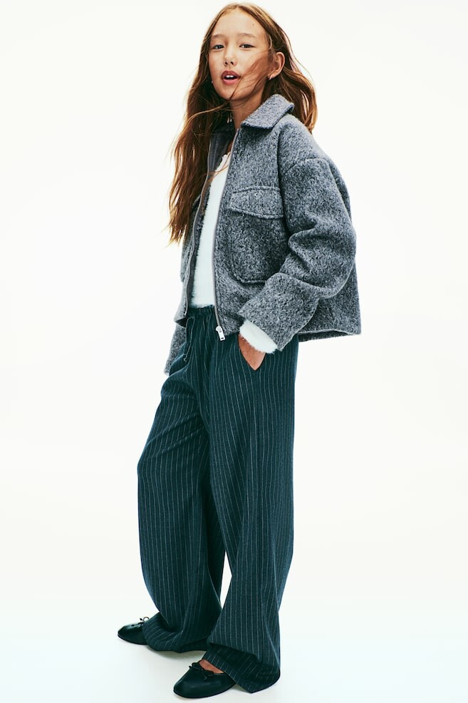 

Валяная куртка H&M, серый