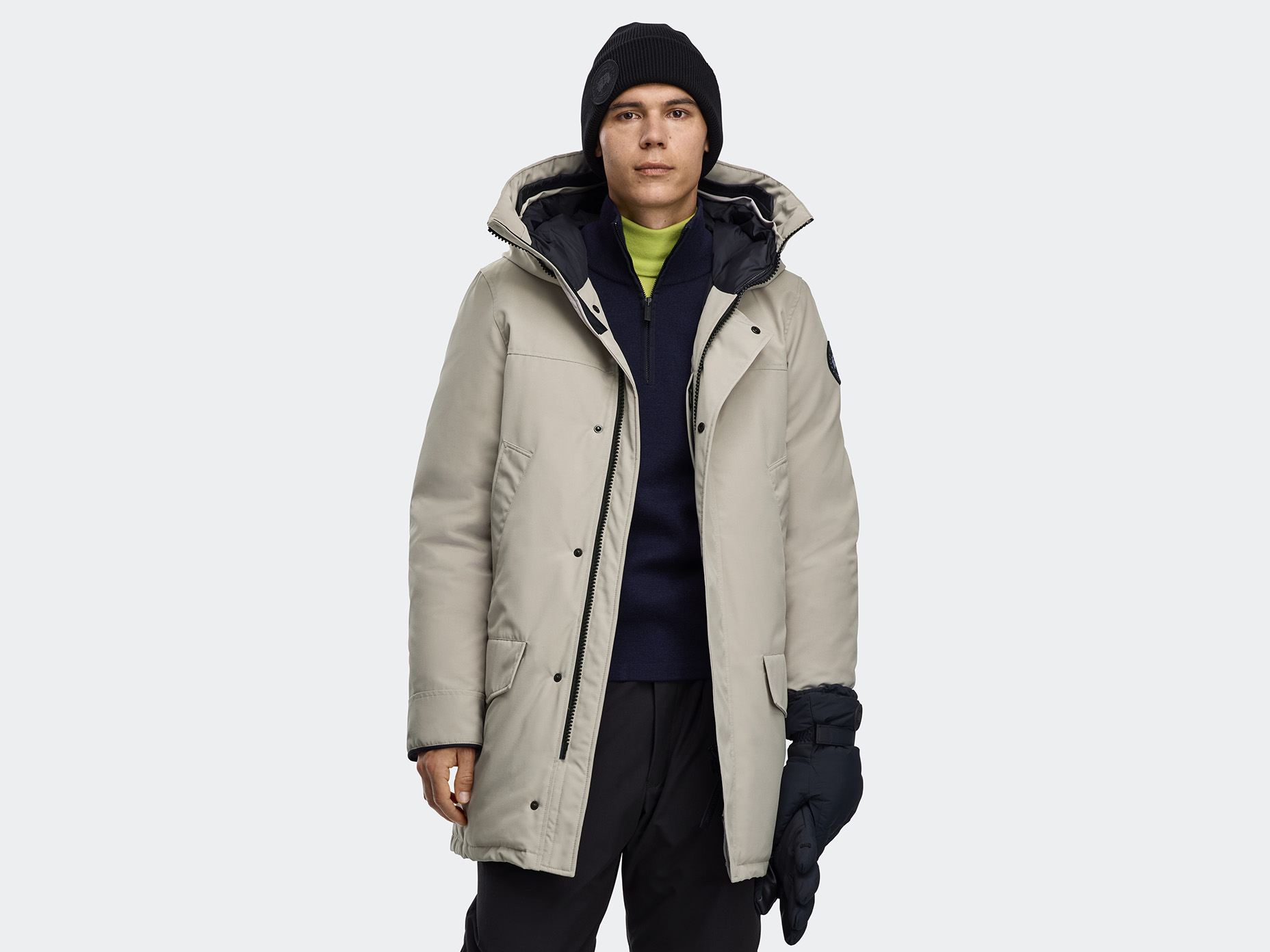 

Парка Canada Goose Langford Black Label, Limestone