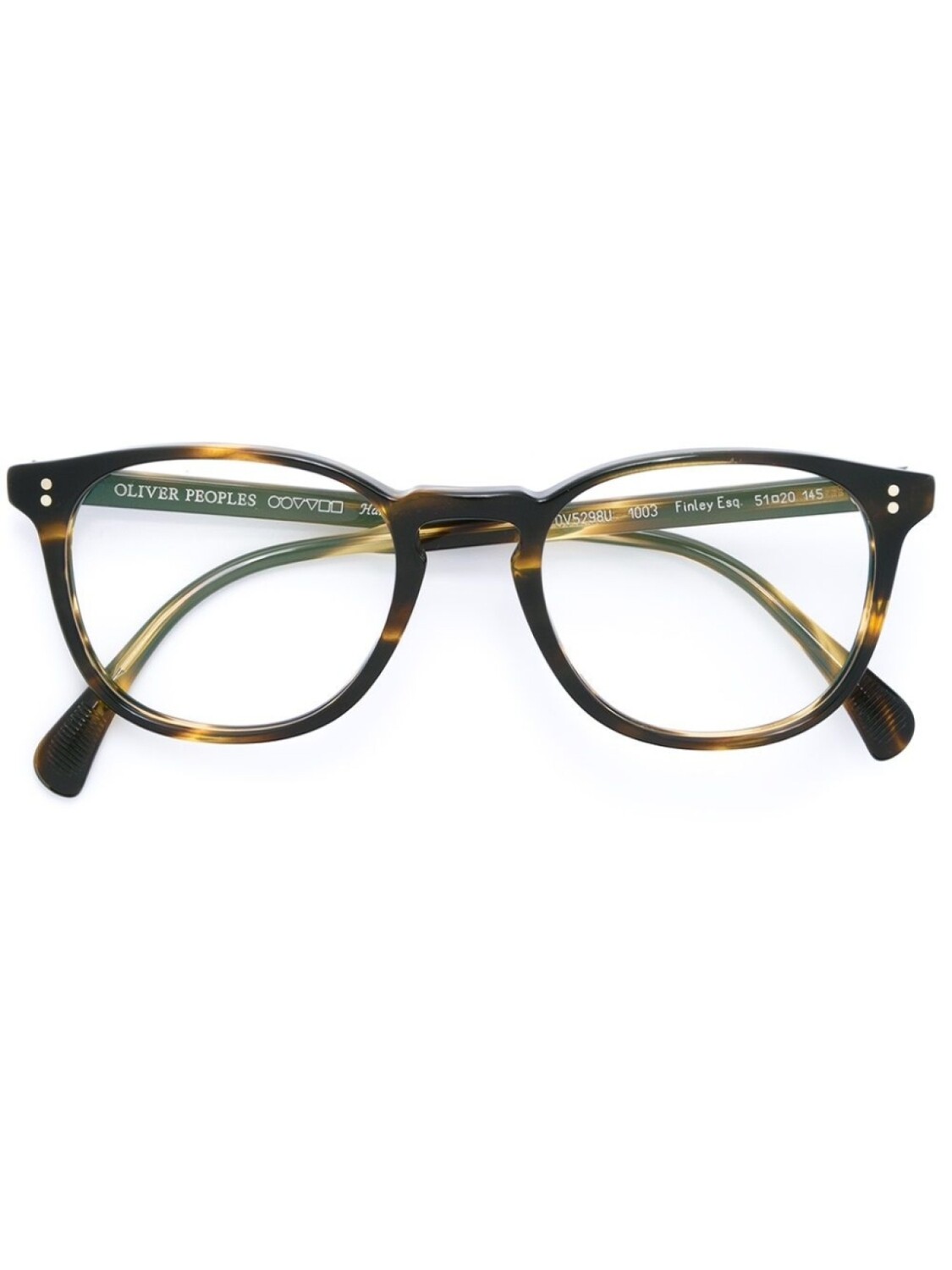 

Oliver Peoples очки 'Finley', коричневый