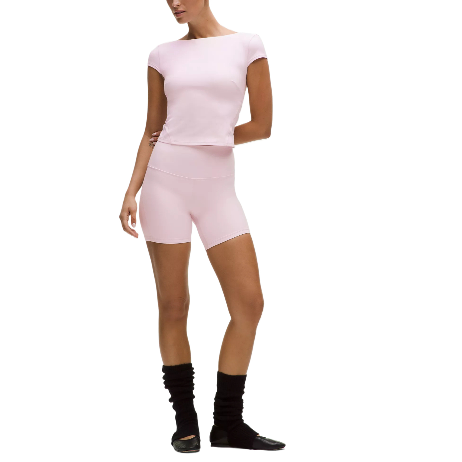 

Футболка Align для йоги женская Lululemon, joy розовый (satin розовый)/bllp