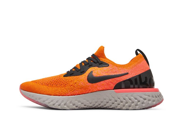 Кроссовки Nike Epic React Flyknit GS 'Copper Flash', оранжевый — фото 4