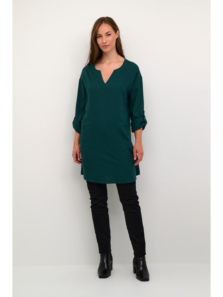 

Платье CRVenta, стандартного кроя, цвета морской мох Cream