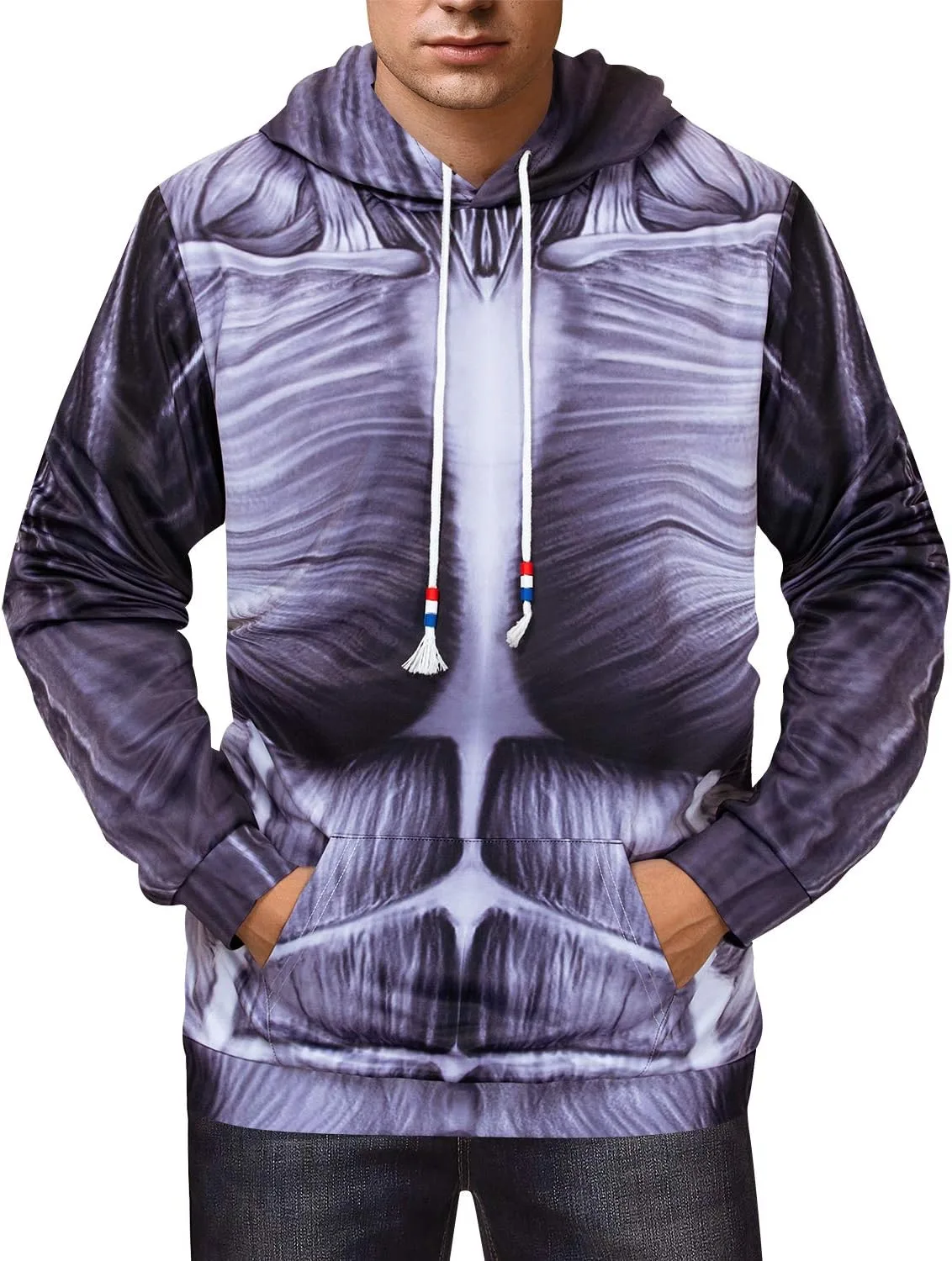 

JPOJPO унисекс худи с 3D принтом