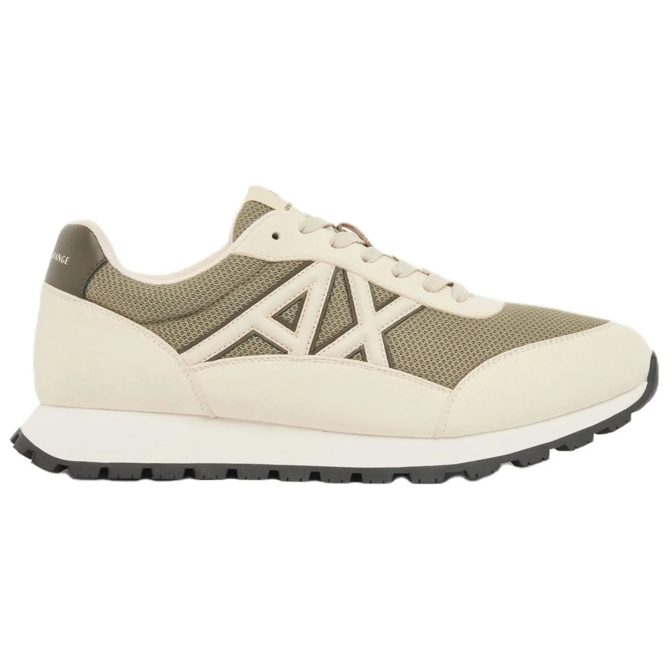 ARMANI EXCHANGE Кроссовки AE Low Top Casual Shoes 3.5 см мужские цвета хаки — фото 3