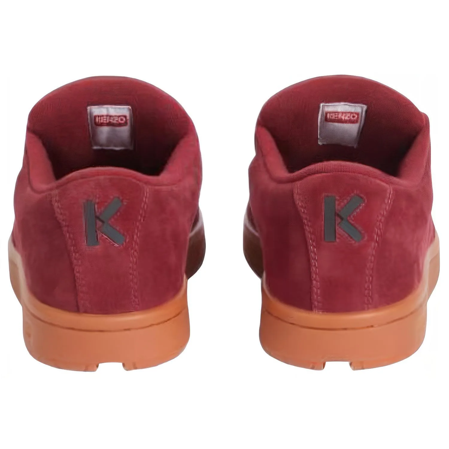 KENZO Кроссовки skateboard low top suede dome мужские красные — фото 4