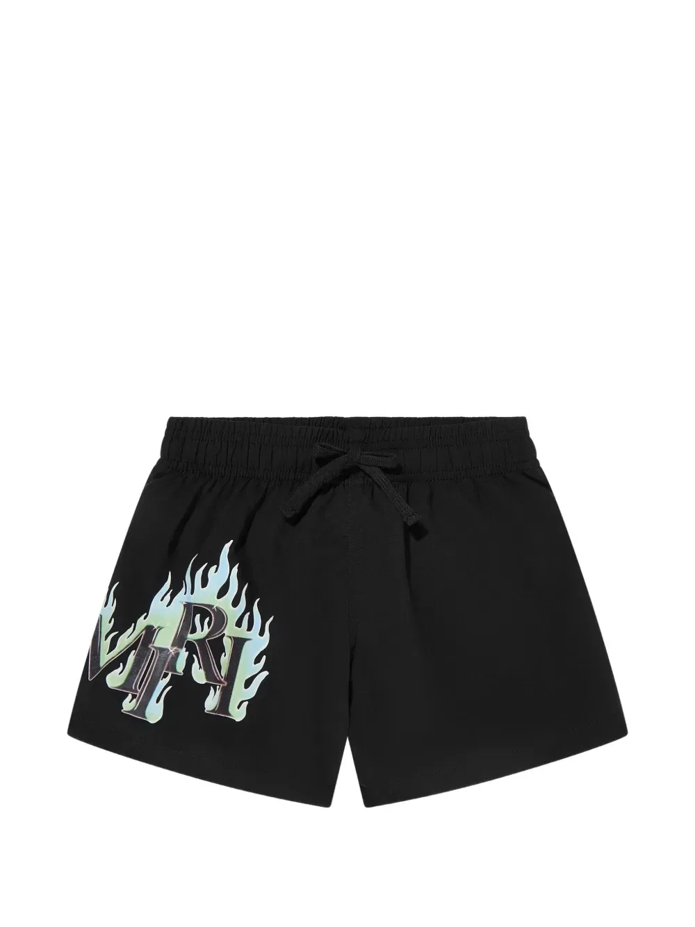 Плавки с принтом в виде пламени Amiri Kids, черный