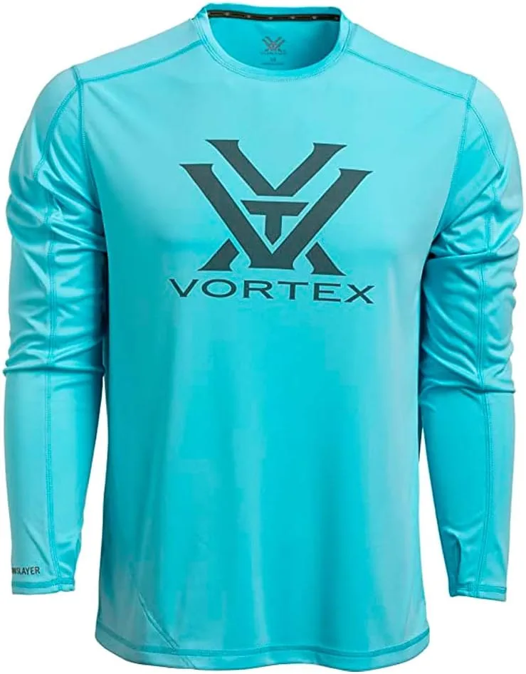 

Мужская футболка с длинным рукавом Vortex Sun Slayer — защита от солнца UPF 50, отвод влаги