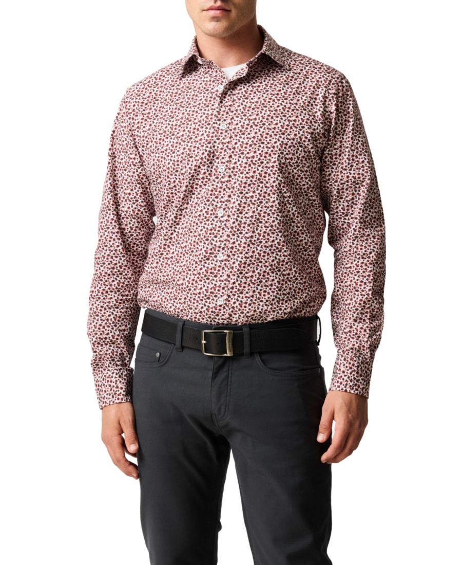 

Мужская рубашка с длинным рукавом Greenstreet Rodd & Gunn, Garnet