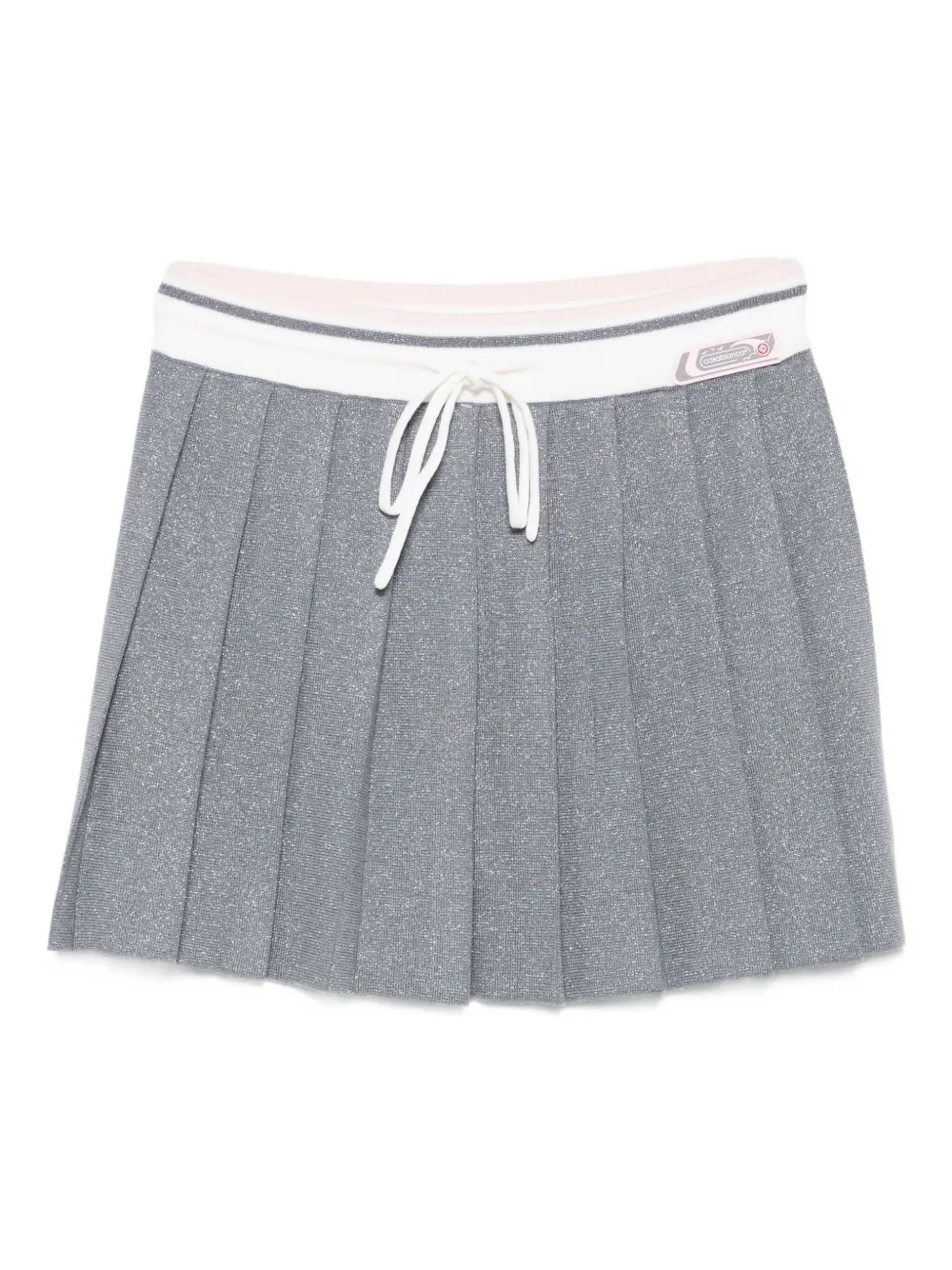 

Плиссированная юбка с кулиской Casablanca, серебристый