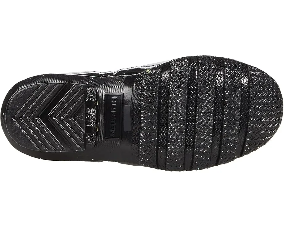 Ботинки Hunter Kids Original Giant Glitter Wellington Boots (Little Kid/Big Kid), Black — фото 3