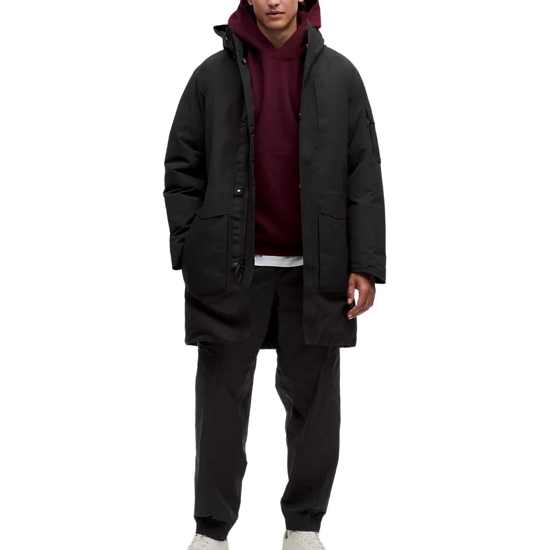 

Lululemon Куртка пуховая мужская черная Cold City Series Glyde, Black